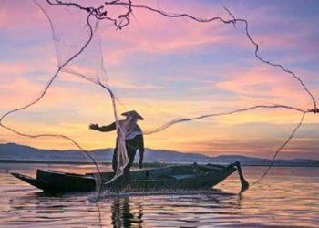 Ilustrasi gambar nelayan hilang (Suara.com)