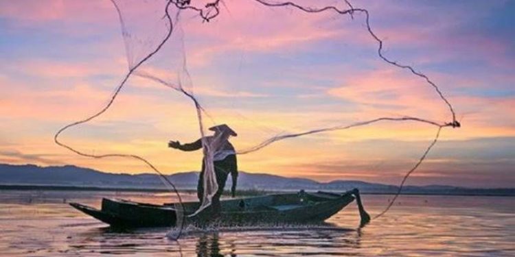 Ilustrasi gambar nelayan hilang (Suara.com)