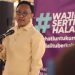 Kepala BPJPH M. Aqil Irham pimpin Kampanye Wajib Sertifikasi Halal 2024 di Kota Kasablanka, Jakarta. (Foto: BPJPH)