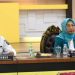Penjagub Gorontalo Hamka Hendra Noer, memberikan arahan pada Rembuk Stunting di aula rumah jabatan Gubernur Gorontalo, Sabtu (18/3/2023). (Foto : Haris)