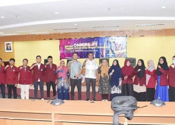Seleksi tingkat universitas mahasiswa yang akan mengikuti kompetisi ONMIPA-PT 2023 (Dok.  UNG)