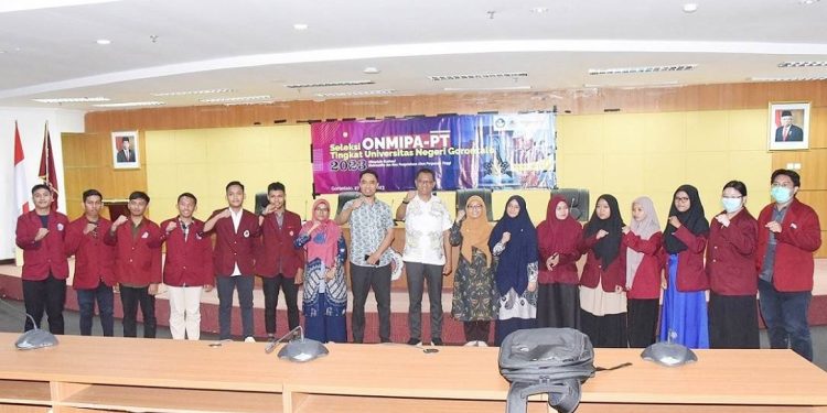 Seleksi tingkat universitas mahasiswa yang akan mengikuti kompetisi ONMIPA-PT 2023 (Dok.  UNG)