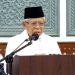 Tangkapan layar Wakil Presiden Ma'ruf Amin. (YouTube Wakil Presiden Republik Indonesia)