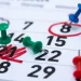 Ilustrasi kalender, ilustrasi hari libur, ilustrasi cuti bersama (elements envato)