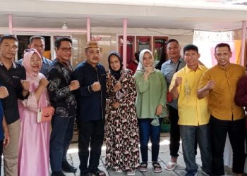 Ketua DPRD Kabupaten Bone Bolango menerima kunjungan silahturahmi bersama pengurus Ikatan Pencak Silat Indonesia (IPSI) di kediaman pribadinya, Kamis pagi (27/4/2023). (Istimewa)