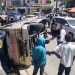 Ambulans Terbalik di JDS Gorontalo