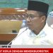 Anggota DPR RI, Elnino M. Husain Mohi saat rapat dengar pendapat Komisi X DPR RI dengan Mendikbudristek.