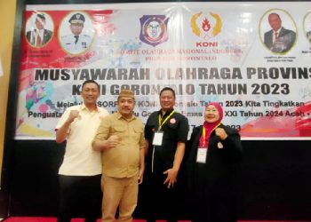Ketua DPRD Bone Bolango sekaligus Ketua Pengprov Ikatan Pencak Silat Indonesia (IPSI) Gorontalo, Halid Tangahu mendukung kepengurusan Ketua KONI Provinsi Gorontalo.