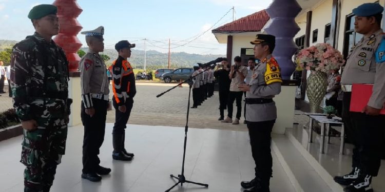 AKBP Andik Gunawan Pimpin Apel Gelar Pasukan Operasi Ketupat 2023