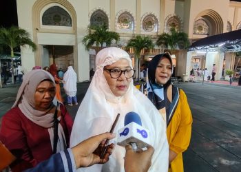 Ulfi Hamid salah satu masyarakat asal SDN 39 Hulonthalangi. (Foto: Putra/Gopos)