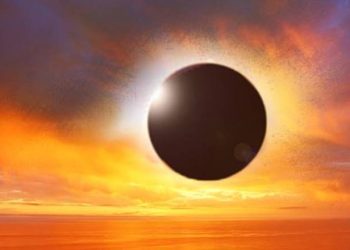 Ilustrasi gerhana matari (Foto: Pixabay.com)