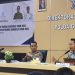 Kepala PT Jasa Raharja Gorontalo, Kemal Karman Kamaluddin (kiri) saat mengikuti rapat koordinasi tim pembina Samsat. (Istimewa)