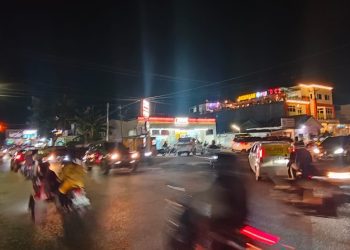 Arus Lalu Lintas di Kota Gorontalo Padat
