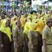 Suasana apel pegawai di lingkungan Pemprov Gorontalo. (FOTO: Dok. Diskominfotik).