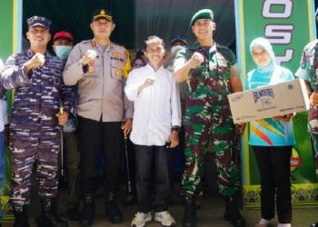 Forkompinda Kabupaten Gorontalo meninjau secara langsung Posko Pengamanan Lebaran 2023.