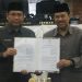 Penyerahan rekomendasi dewan terhadap LKPJ Gubernur Gorontalo tahun 2022 (humas/deprov)