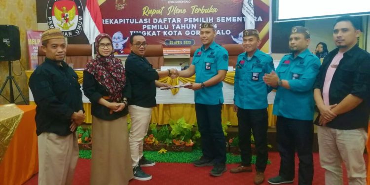 Daftar Pemilih Sementara Kota Gorontalo