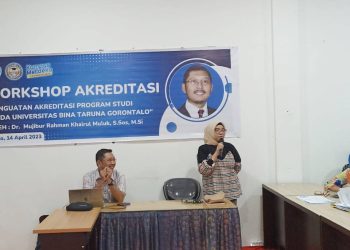 Workshop penguatan akreditasi program studi UNBITA Gorontalo, Jumat (14/4/2023) (hms/unbita)