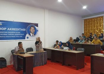 Workshop penguatan akreditasi program studi UNBITA Gorontalo, Jumat (14/4/2023) (hms/unbita)