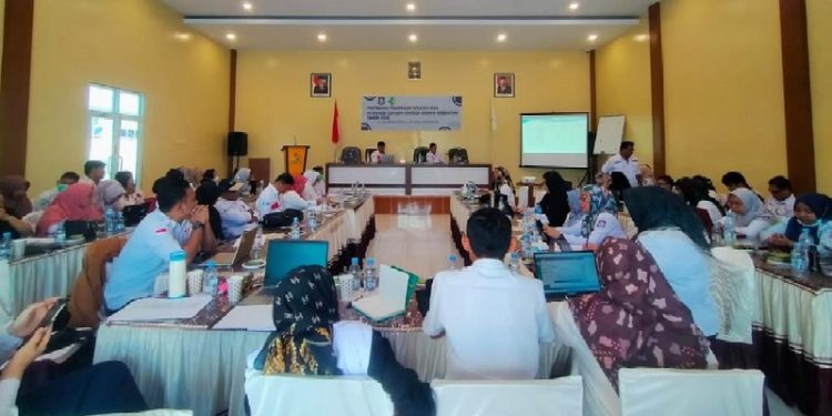Dinas Kesehatan Provinsi Gorontalo dan Dinas Kesehatan Kabupaten Pohuwato membahas peningkatan kinerja kesehatan kegiatan pembinaan wilayah di Kabupaten Pohuwato, Rabu (10/05/2023).