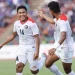 Pemain Timnas U-22 berselebrasi setelah menjebol gawang Timor Leste (pssi)