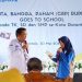 Kepala Perwakilan Bank Indonesia Provinsi Gorontalo, Dian Nugraha, memberikan edukasi CBP dan QRIS Goes to School di SMP Negeri 8 Kota Gorontalo. (dok. Humas BI Gorontalo)