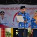 Bupati Pohuwato, Saipul Mbuinga, Memberikan Sambutan Upacara Hari Kebangkitan Nasional, berlangsung di Halaman Kantor Bupati, Senin 22/05/2023 (F Humas Pemda Pohuwato)