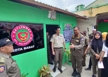 Wakil Wali Kota, Ryan Kono menghadiri Lomba Penilaian Siskamling dan Poskamling Serta Ketangkasan Linmas (perlindungan masyarakat) Tingkat Provinsi Gorontalo tahun 2023 pada Senin (8/05/2023)