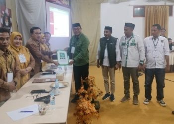 PKB Bone Bolango saat melaksanakan pendaftaran Bacalon anggota DPRD Kabupaten Bone Bolango.