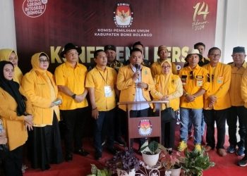 Partai Golongan Karya (Golkar) Kabupaten Bone Bolango menargetkan kemenangan penuh di 2024.