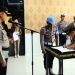 Kapolres Gorontalo AKBP Dadang Wijaya saat melantik Kasat Reskrim yang baru, Jumat (26/5/2023).