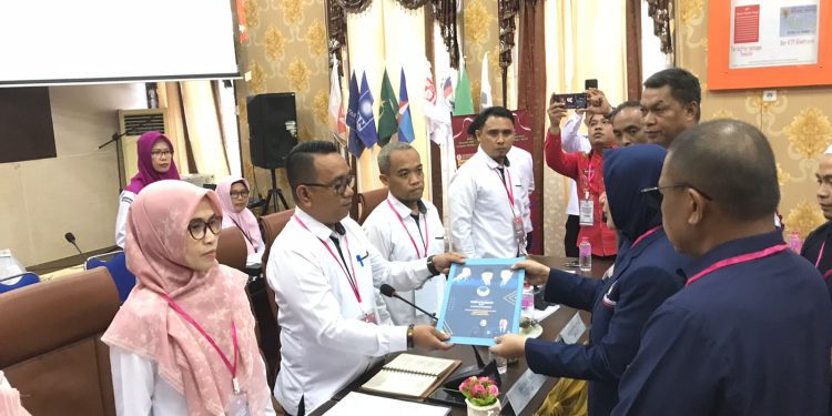 Partai Nasdem mendaftar Bacaleg di KPU Kota Gorontalo. Kamis (11/05/2023)