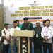 Partai kesatuan bangsa melakukan konferensi pers di kpu kota gorontalo pada (sabtu/13/05/2023)