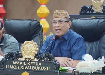 Wakil Ketua DPRD Kota Gorontalo Mohamad Rivai Bakusu. (F. sari/gopos)