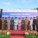Pejabat Lingkungan Pemprov Gorontalo berpose bersama usai upacara Hardikas 2023, Selasa (2/5/2023) (hms/deprov)