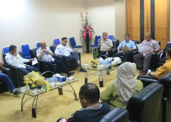 Rapat Pimpinan DPRD Provinsi Gorontalo membahas rencana kunjungan kerja ke Ehime Jepang, Selasa (2/5/2023) (muhajir/gopos)