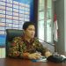 Kepala BPS Provinsi Gorontalo, Mukhamad Mukhanif memberikan keterangan pers mengenai kondisi ketenagakerjaan di Provinsi Gorontalo, Jumat (5/5/2023) (muhajir/gopos)