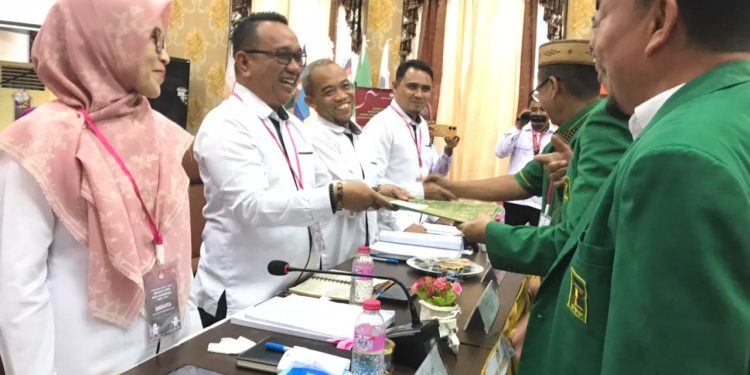 PPP melakukam pendaftaran Bacaleg di KPU Kota Gorontalo, Kamis (11/5/2023)