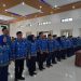 Dewan Pengurus Korpri Bone Bolango periode 2023-2028 saat menjalani proses pengukuhan oleh Ketua Dewan Pengurus Korpri Provinsi Gorontalo, Mohamad Nadjamudin yang turut didampingi oleh Wakil Bupati, Merlan S. Uloli di Aula BPMP Provinsi Gorontalo, Selasa (23/5/2023). (Foto Aisiyah/Magang Diskominfo)