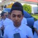 Mohamad Rizky Alhasni, anak dari Suharsi Igirisa, usai mengantar dokumen Bacaleg bersama Partai Gerindra Pohuwato, Sabtu (13/5/2024). (F. Yusuf/Gopos)