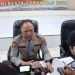 Kapolresta Gorontalo Kota Kombes Pol Ade Permana didampingi Kasat Narkoba AKP Cecep Ibnu Hamadi saat konferensi pers, Selasa (23/5/2023).