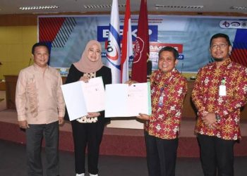 Penandatanganan kerja sama UNG dan BPKP Prov. Gorontalo (dok. ung)