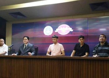 Konferensi Pers PSSI di Stadion Utama Gelora Bung Karno, Jakarta, Rabu (24 Mei 2023). (dok. pssi)