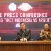 Konferensi Pers Peluncuran tiket di Ruang Press Conference, Stadion Gelora Bung Karno, Senin (29/5/2023) (dok. pssi)