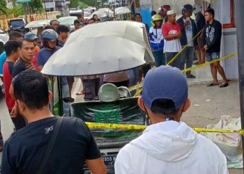 Lokasi penemuan mayat di eks jalan Bengawan Solo, Kelurahan Tapa, Kecamatan Sipatana, Kota Gorontalo, Jumat (12/5/2023). (f. istimewa)