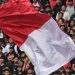 Suporter Timnas Indonesia yang memadati Stadion SUGBK ((Foto. Instagram @pssi))