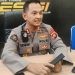 Kabid Humas Polda Gorontalo, AKBP Desmont Harjendro Agitson Putra dikonfirmasi, Senin (5/6/2023). (Foto: putra/Gopos)
