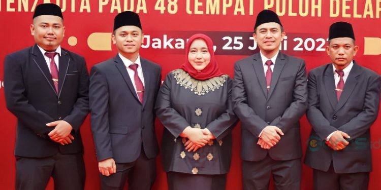 Lima Komisioner KPU Kabupaten Bone Bolango periode 2023-2028. Dok KPU