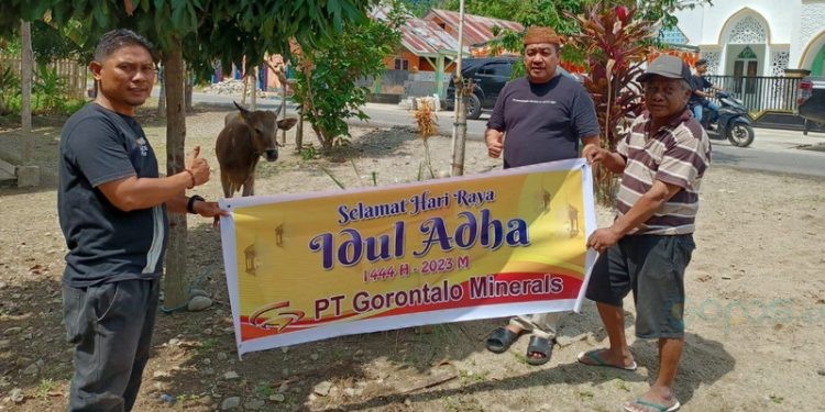 Momentum Hari Raya Idul Adha 2023 kembali dimanfaatkan oleh PT. Gorontalo Mineral untuk berbagi ke sesama.