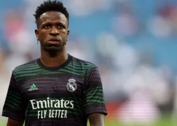 Winger Real Madrid, Vinicius Junior. [PIERRE-PHILIPPE MARCOU / AFP]